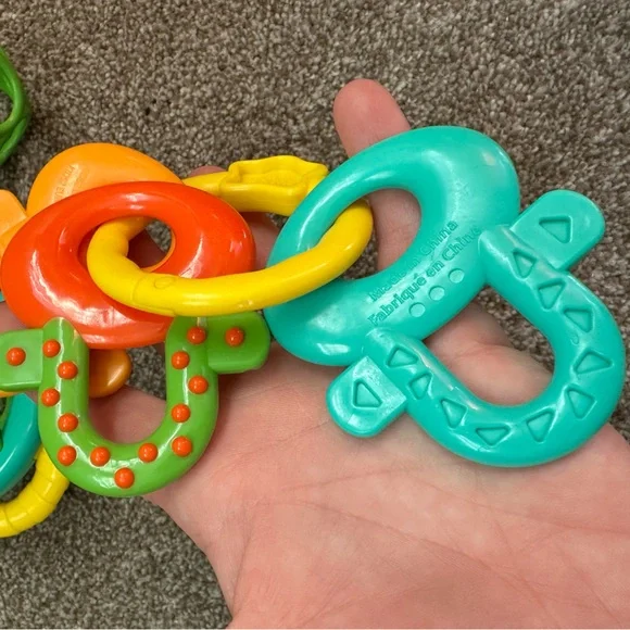 Bright Starts Gray Elephant Plush plus Toy Set - Picture 9 of 10